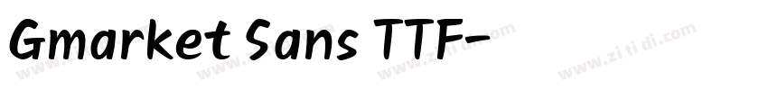 Gmarket Sans TTF字体转换
